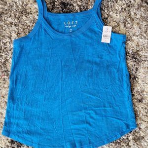 NWT Loft Perfect Tank top in Blue